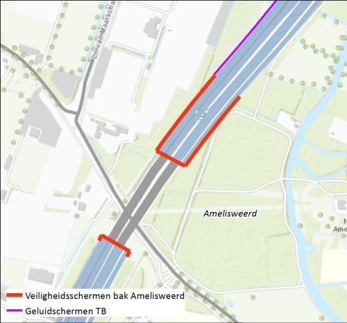 De in bijlage 1A opgenomen geluidbelastingen en vergelijking daarvan met de toetswaarden vervangen de informatie van de genoemde adressen zoals opgenomen in bijlage 9e van het deelrapport Geluid -