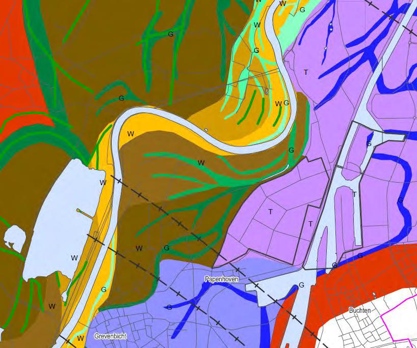 12 Koeweide-Trierveld 2 55 Geomorfogenetische kaart Maasvallei Ateliersessies "kennisontwikkeling Maasvallei" Rijksdienst voor het Cultureelerfgoed Kaartbijlage 1, versie 22-5-2015, schaal 1:25.