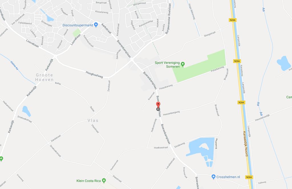 Overige gegevens Ligging De kavel is fraai gelegen in het buitengebied van Someren. het perceel is op korte afstand gelegen van het gezellige centrum van Someren waar alle voorzieningen aanwezig zijn.