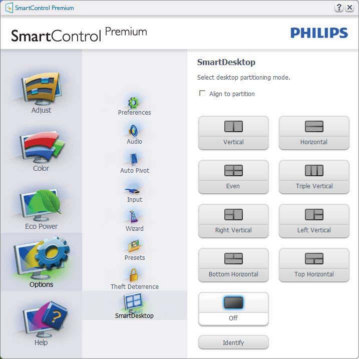 3. Task Tray Task Tray Exit SmartControl PremiumOptions > PreferencesRun at Startup SmartControl www.portrait.com/ dtune/phl/enu/index SmartControl 3.