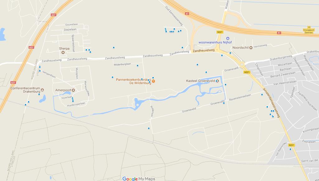 * Buitengebied gemeente Baarn Amsterdamsestraatweg 41c,42a,51,51a,55,55a, 57a Dr.