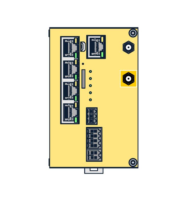 Antenne-interface Antenne niet meegeleverd Antenne-interface