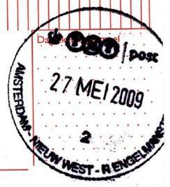 Postkantoren BV) AMSTERDAM - NIEUW WEST - R ENGELMANSTRAAT # 1