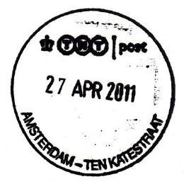 TEN KATESTRAAT Tussen Meer 66 (Osdorp) Status 2007: Postkantoor