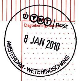 AMSTERDAM - WESTERSTRAAT De afdruk van 22 APR