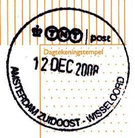 ZUIDOOST - REIGERSBOS 60 Het stempel