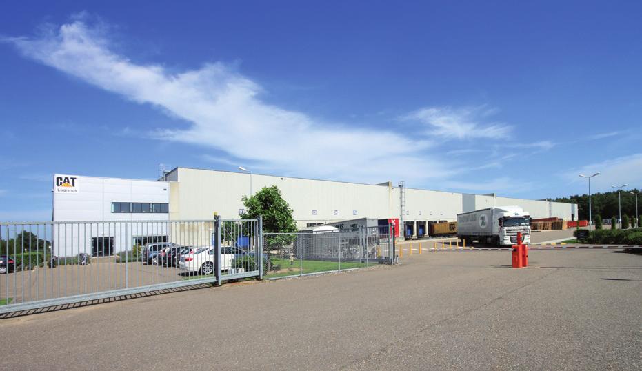 Verwerving logistieke site in Houthalen Caterpillar Logistics - Industriezone Europark - Houthalen - oppervlakte 26.