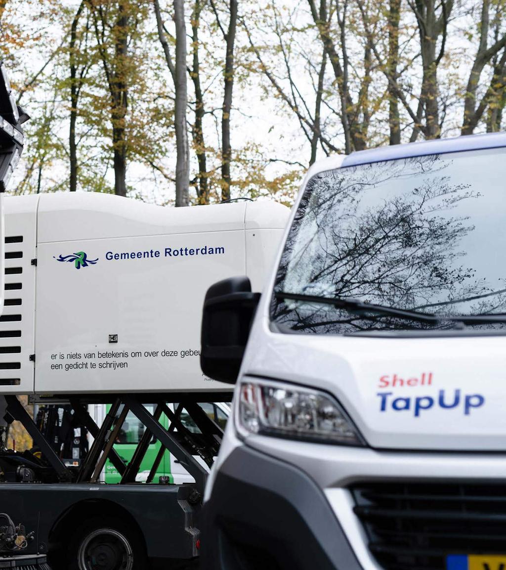 Van pilot naar geoliede machine Shell TapUp tankt als eerste bedrijf in Nederland wagens af op locatie, zo vaak als de klant wil.