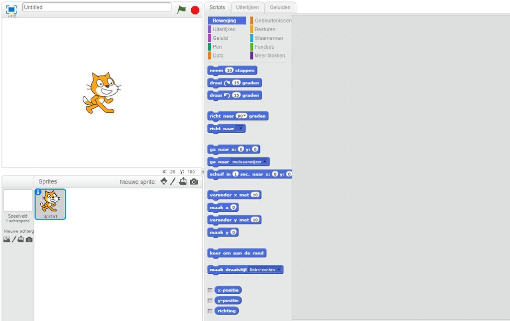 Scratch Inleiding Met Scratch programmeer je je eigen interactieve verhalen, spellen en animaties en kun je jouw eigen creaties delen met anderen in de online gemeenschap.