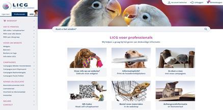 Werkpakket 2: project voorlichting Website Centraal in alle communicatie-uitingen van het LICG staat de website.
