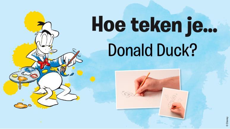 Activiteiten rondom Donald Duck 85 jaar Donald Duck Tekenvideo s Al bijna 67 jaar wordt het vrolijke weekblad in-huis bij Sanoma getekend en zijn er veel talentvolle tekenaars.