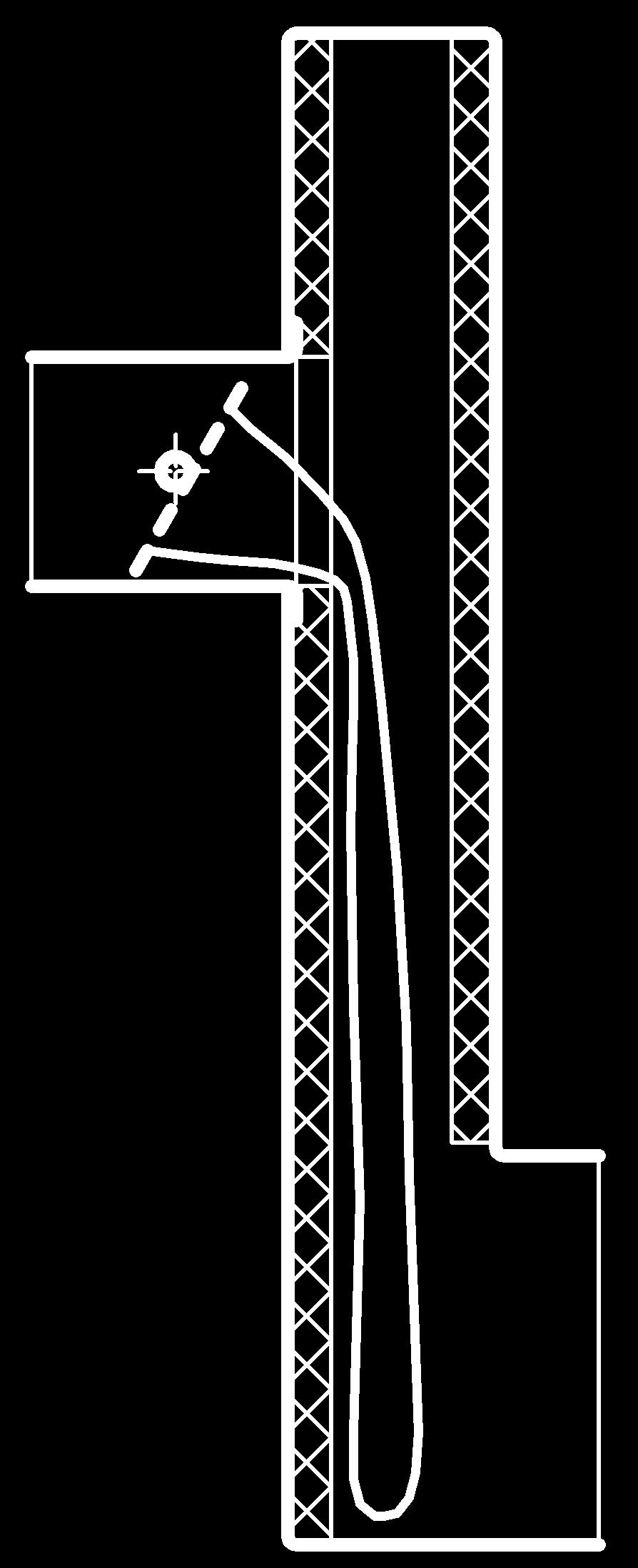 Afmetingen van de toebehoren regelklep (-DK) met verstelling