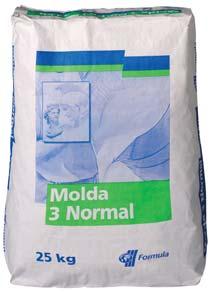 Molda 3 Normal Molda 3 Normal is een model- en gietgips. Standaard model- en gietgips. Voor het maken van lijsten en ornamenten.