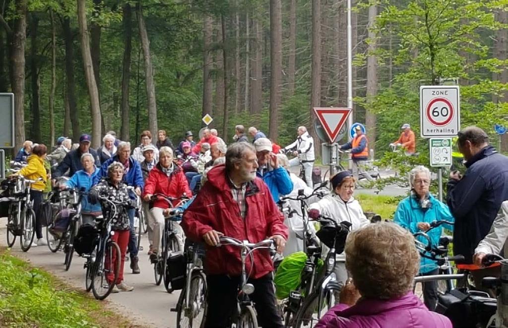 ONTMOETEN Impressie: Fietstocht Hemelvaart Ermelo, Putten en Nijkerk, ook de slechtzienden gaan mee fietsen