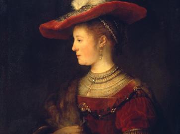 Na de bruiloft verhuist het koppel naar Amsterdam, waar Rembrandt zijn atelier heeft. Daar staat Saskia vaak model voor zijn tekeningen en etsen.