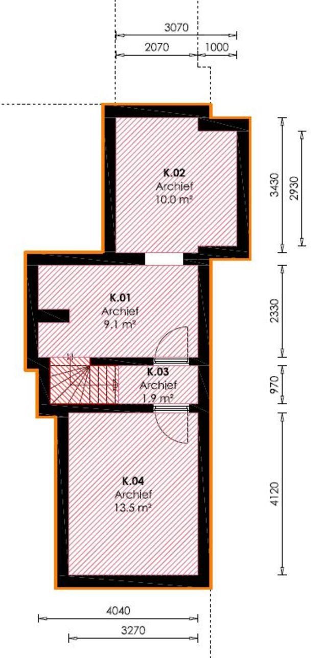 Plattegrond Kelder