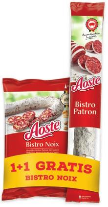 IN DE SET IN DE SET Set Aoste Bistro Patron (230 g) en Aoste Bistro Noten (230 g) 3,69 /set Set