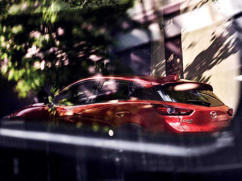 MAAK DE BESTUURDER IN U WAKKER Schoonheid kun je niet alleen zien, maar ook voelen. De Mazda CX-3 is een feest voor alle zintuigen.