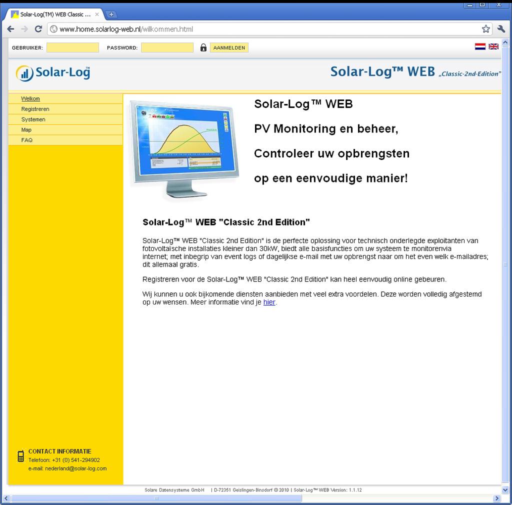 Solar-Log WEB gebruiken 5.