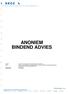 ANONIEM BINDEND ADVIES