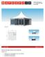 1. CHALET 6X6 BASIS Types tentstructuren september 2019 Kortrijk Xpo. Chalet structuur 6x6m, voorzien van een stevige vloer