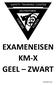 EXAMENEISEN KM-X GEEL ZWART