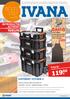 KOFFERSET SYSTEEM 2 SPECIALE INTRODUCTIESET BESTAANDE UIT: ORGANISER + BOX GEREEDSCHAPSBAK + TROLLEY