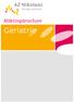 Afdelingsbrochure Geriatrie