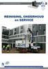 REINIGING, ONDERHOUD en SERVICE. ONDERHOUD, REINIGING en SERVICE