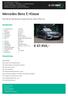 Mercedes-Benz E-Klasse ,- Specificaties. Omschrijving. Cabrio 300 Aut. AMG, Burmester, Memory, Head-Up, Comand, Widescreen