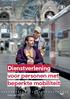 nmbs Dienstverlening voor personen met beperkte mobiliteit