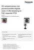 HD-netwerkcamera met pannen/kantelen/digitale zoom, H.264-bewaking en PoE-capaciteit IP55