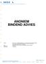 ANONIEM BINDEND ADVIES