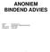 ANONIEM BINDEND ADVIES