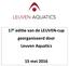17 e editie van de LEUVEN-cup georganiseerd door Leuven Aquatics