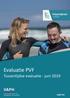 Evaluatie PVF Tussentijdse evaluatie - juni 2019
