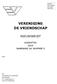 VERENIGING DE VRIENDSCHAP