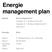 Energie management plan