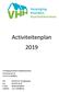 Activiteitenplan 2019