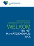 Informatiebrochure Stagetrajecten 4 de jaar bachelor WELKOM BIJ HET H. HARTZIEKENHUIS MOL