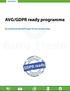 AVG/GDPR ready programma