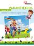 Haacht VAKANTIEGIDS. Zomer Activiteiten voor kinderen en jongeren in Haacht