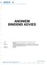 ANONIEM BINDEND ADVIES