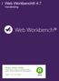 Web Workbench 4.7 Handleiding