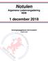 Notulen Algemene Ledenvergadering NDB 1 december 2018 Verenigingsgebouw de Krooshof