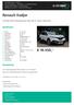 Renault Kadjar ,- Specificaties. Omschrijving. 1.5 dci Bose 110 PK. Panoramadak, Navi, Bose, LED, 19'', Camera, Winter-Pack