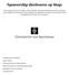 Sponsorship disclosures op blogs