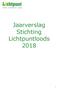 Jaarverslag Stichting Lichtpuntloods 2018