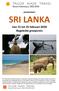SRI LANKA. Van 15 tot 25 februari 2020 Begeleide groepsreis. presenteert