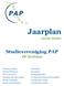 Jaarplan Studievereniging PAP 18 e bestuur